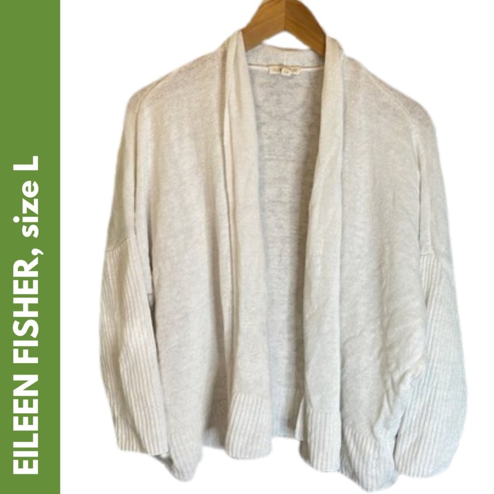 Eileen Fisher Linen Cardigan